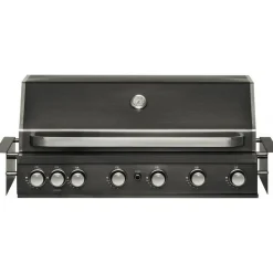 Kaasugrilli Black Jewel 6 built-in, 6 poltinta, upotettava, musta*Mustang New
