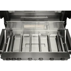 Kaasugrilli Black Jewel 6 built-in, 6 poltinta, upotettava, musta*Mustang New