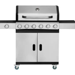 New Kaasugrilli Shelbyville 6 poltinta + sivukeitin rst Kaasugrillit