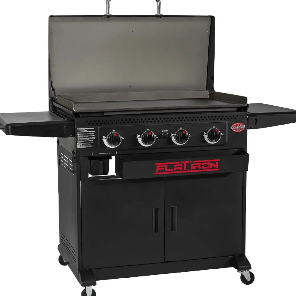 Hot Kaasugrilli/parilagrilli Char-Griller Flat Iron Premium, 4 poltinta Kaasugrillit