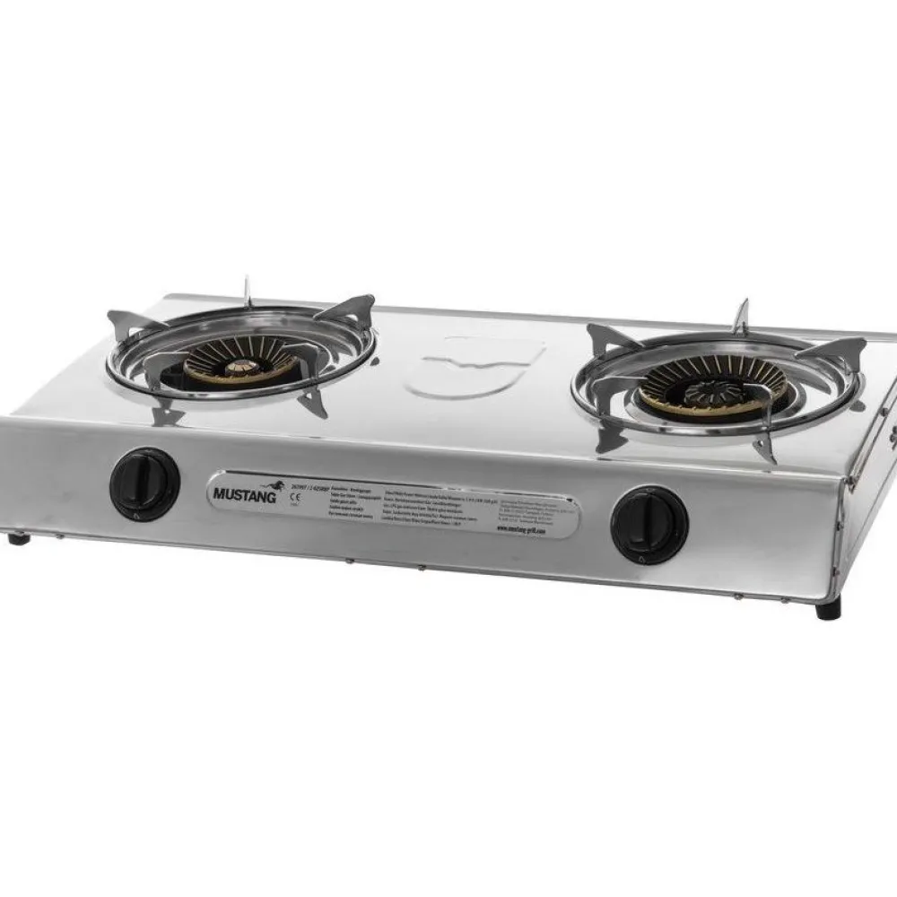Discount Kaasuliesitaso kahdella polttimolla 3.4 + 4.3kW rst Liedet Ja Uunit