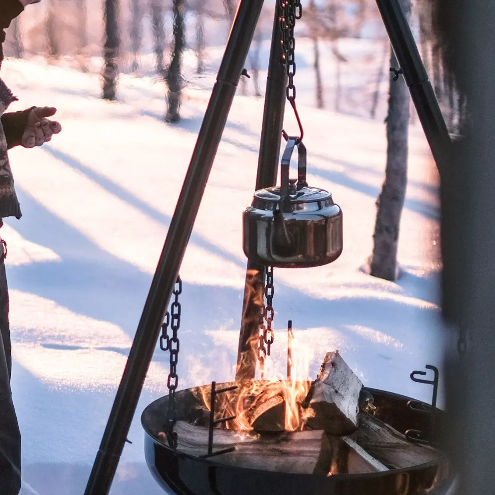 Hot Kahvipannu , ruostumaton teräs, eri kokoja Grillaustarvikkeet