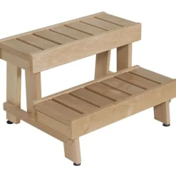 Kaksiaskelmapenkki , puuvalmis, eri vaihtoehtoja*Hermanni Outlet