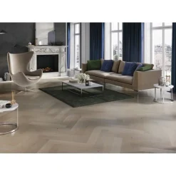 New Kalanruotoparketti Tammi Louvre HB 14x130x725 mm Parketit