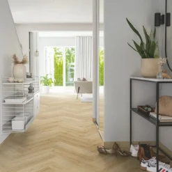 Kalanruotovinyyli Voxnan Pad Pro, Beige Valley oak, integroitu alusmateriaali*Pergo Discount