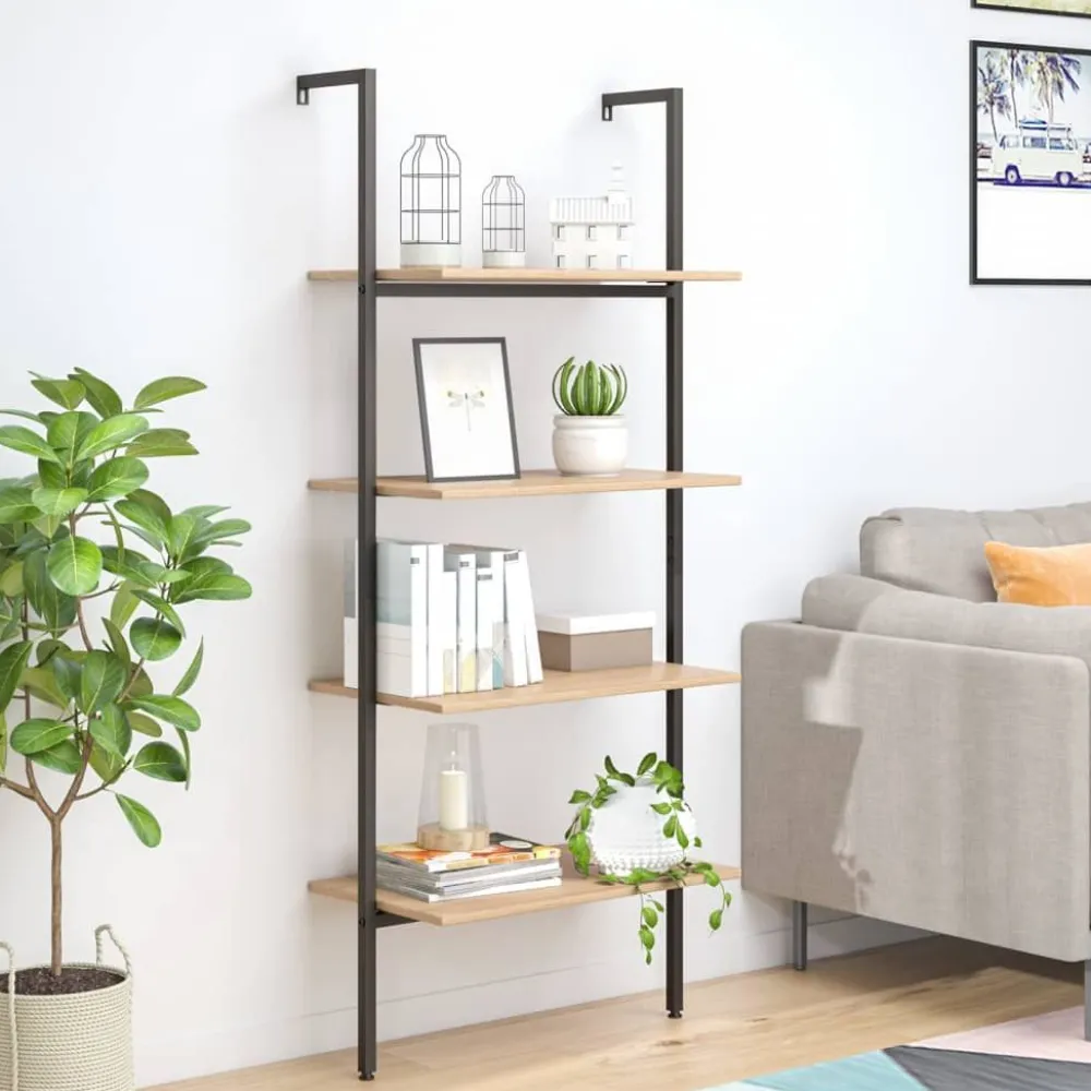 Kalteva hylly, 64x34x120-185cm, eri kokoja ja värejä*FinePRICE Discount