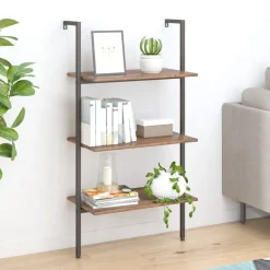 Kalteva hylly, 64x34x120-185cm, eri kokoja ja värejä*FinePRICE Discount