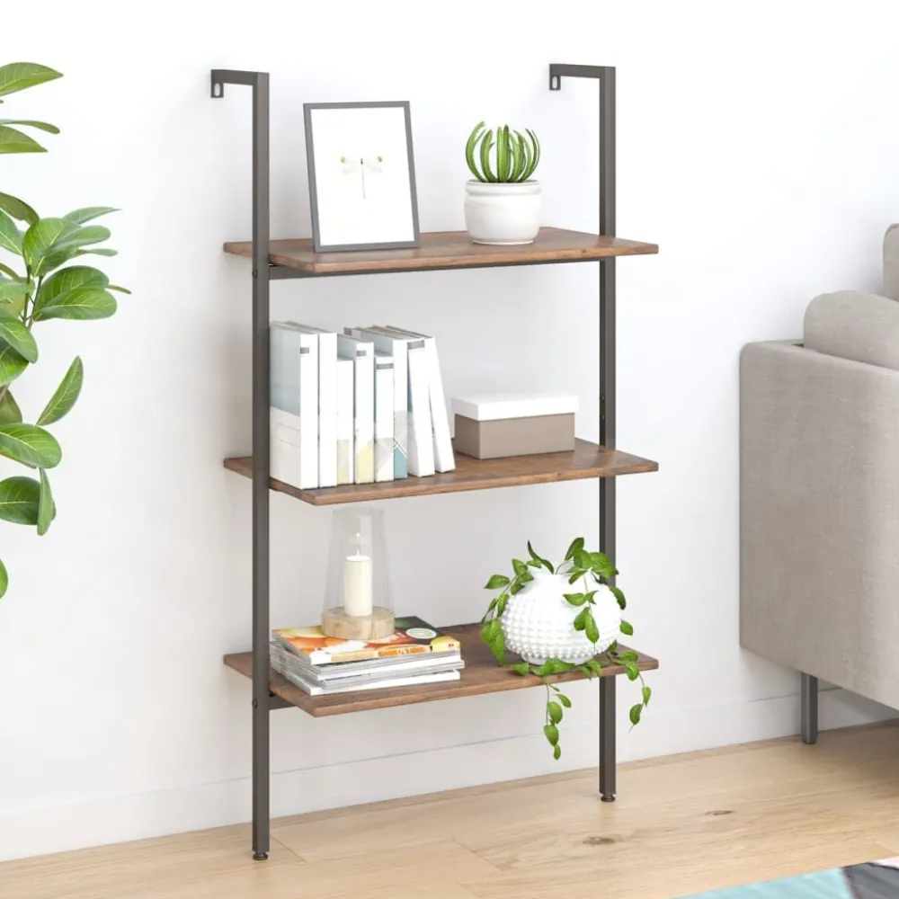 Kalteva hylly, 64x34x120-185cm, eri kokoja ja värejä*FinePRICE Discount