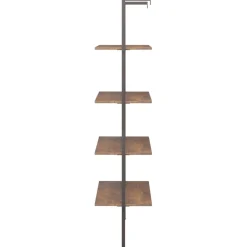 Kalteva hylly, 64x34x120-185cm, eri kokoja ja värejä*FinePRICE Discount