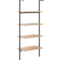 Kalteva hylly, 64x34x120-185cm, eri kokoja ja värejä*FinePRICE Discount