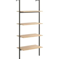 Kalteva hylly, 64x34x120-185cm, eri kokoja ja värejä*FinePRICE Discount