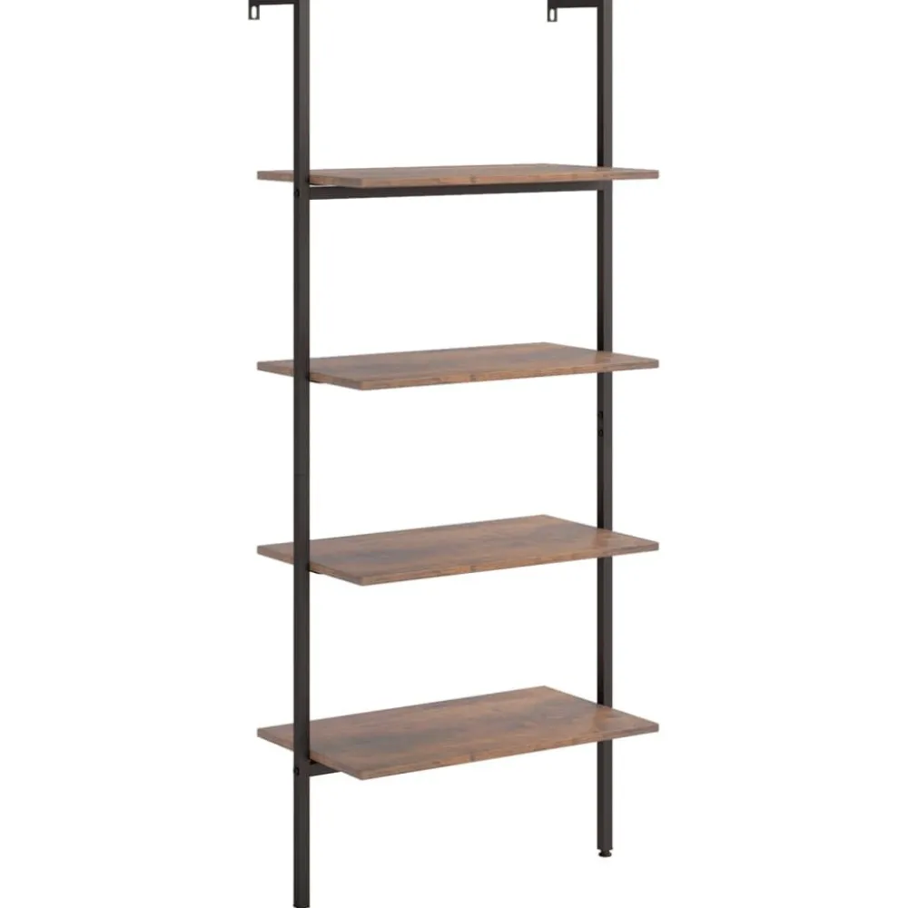 Kalteva hylly, 64x34x120-185cm, eri kokoja ja värejä*FinePRICE Discount