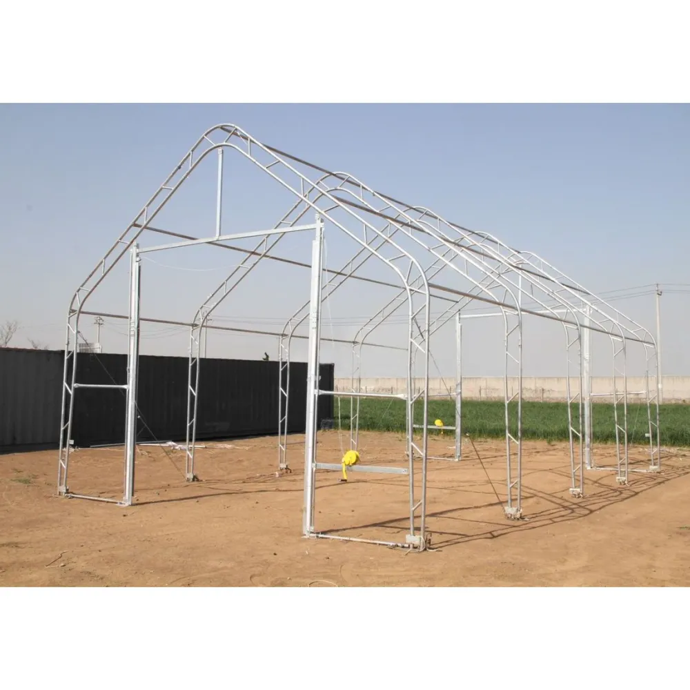 Kalustohalli Premium 6,1x9,76x4,88 m 900 g Pressutallit