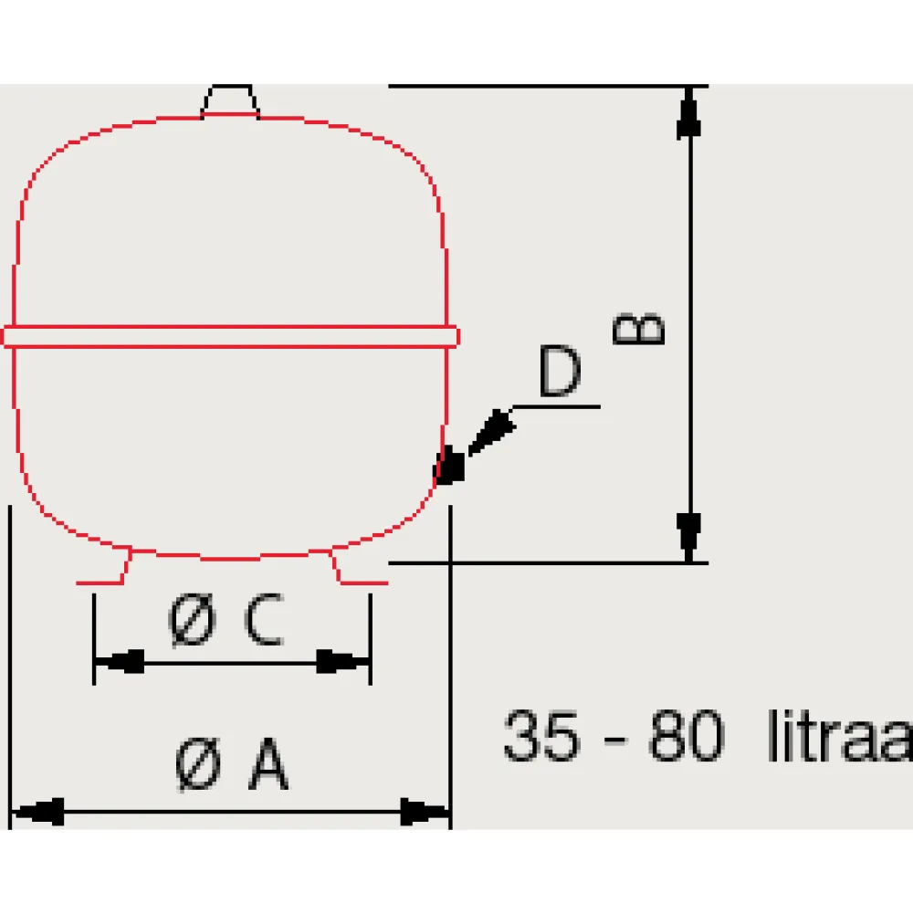 Kalvopaisunta-astia 35l 6bar*Altech Online