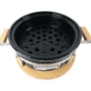 Kamado-grilli Kamado Korea/Hibachi BBQ, Ø28 cm, pöytämalli, musta*Easy Cooking Best