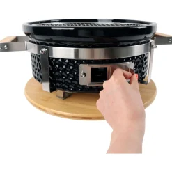 Kamado-grilli Kamado Korea/Hibachi BBQ, Ø28 cm, pöytämalli, musta*Easy Cooking Best