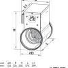 Kanavalämmitin NK 125-1.2-1 U, 125 mm/1.2 kW, integroitu termostaatti*Airsec Discount