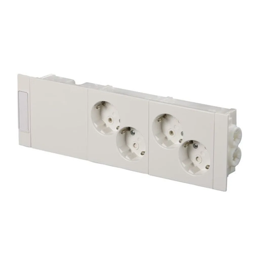 Kanavapistorasia ProDuct - 4S/16A/IP20 Kytk. valkoinen*ABB Outlet