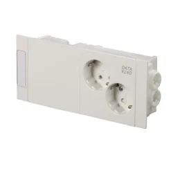 Kanavapistorasia ProDuct - 2S/16A/IP20 Kytk. valkoinen "Data"*ABB Best