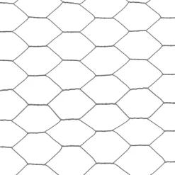 Kanaverkko teräs PVC pinnoitteella silmäkoko 36mm 25x1m harmaa*FinePRICE Hot
