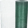 Kanaverkko 12x12mm galvanoitu PVC pinnoitteella 10x1m vihreä*FinePRICE New