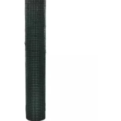 Kanaverkko 12x12mm galvanoitu PVC pinnoitteella 10x1m vihreä*FinePRICE New