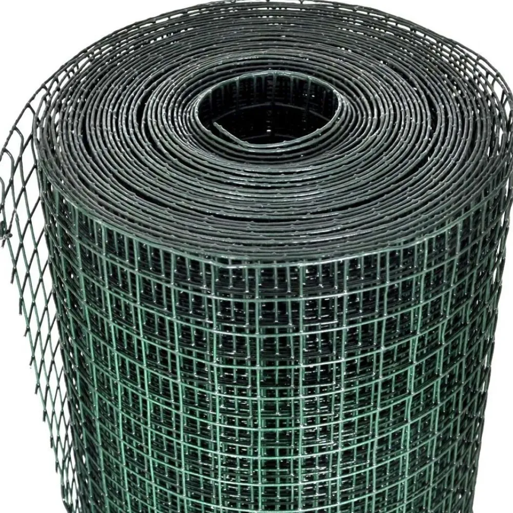 Hot Kanaverkko 16x16mm galvanoitu PVC pinnoitteella 10x1m vihreä Eläinverkot