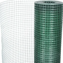 Hot Kanaverkko 16x16mm galvanoitu PVC pinnoitteella 10x1m vihreä Eläinverkot