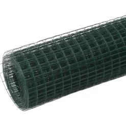 Sale Kanaverkko 12x12mm galvanoitu teräs 10x0.5m vihreä Eläinverkot