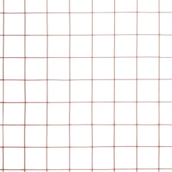 Kanaverkko 19x19mm teräs PVC pinnoitteella 25x1m punainen*FinePRICE