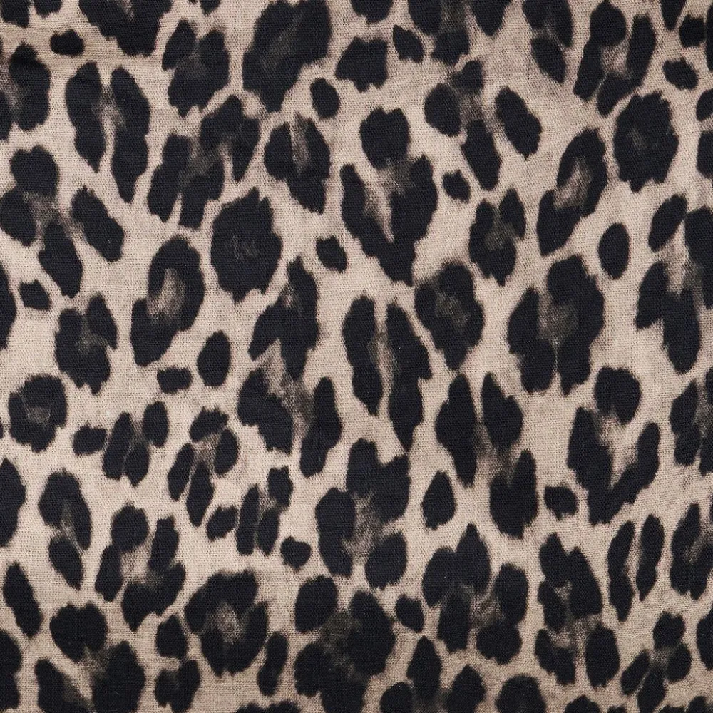 Kangaskassi Ava, 35x39cm, leopardikuosi*House Nordic New