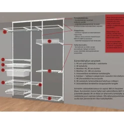 Kannatin 30 Classic 320x13x55 mm valkoinen*Elfa Best
