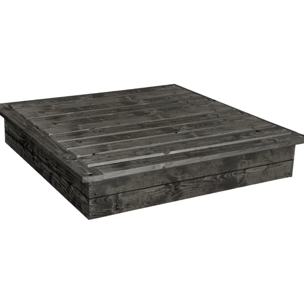 Clearance Kannellinen hiekkalaatikko 120x120cm eri värejä Leikkivälineet