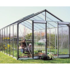 Kasvihuone Prestige 15,9 m² turvalasi/alumiini + sokkeli*ACD Clearance