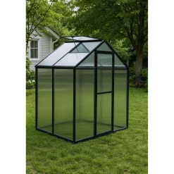New Kasvihuone Solid 2,3 m² Kasvihuoneet Kennolevyllä