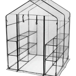 Outlet Kasvihuone XL 143x143x195cm muovi Kasvihuoneet Muovilla