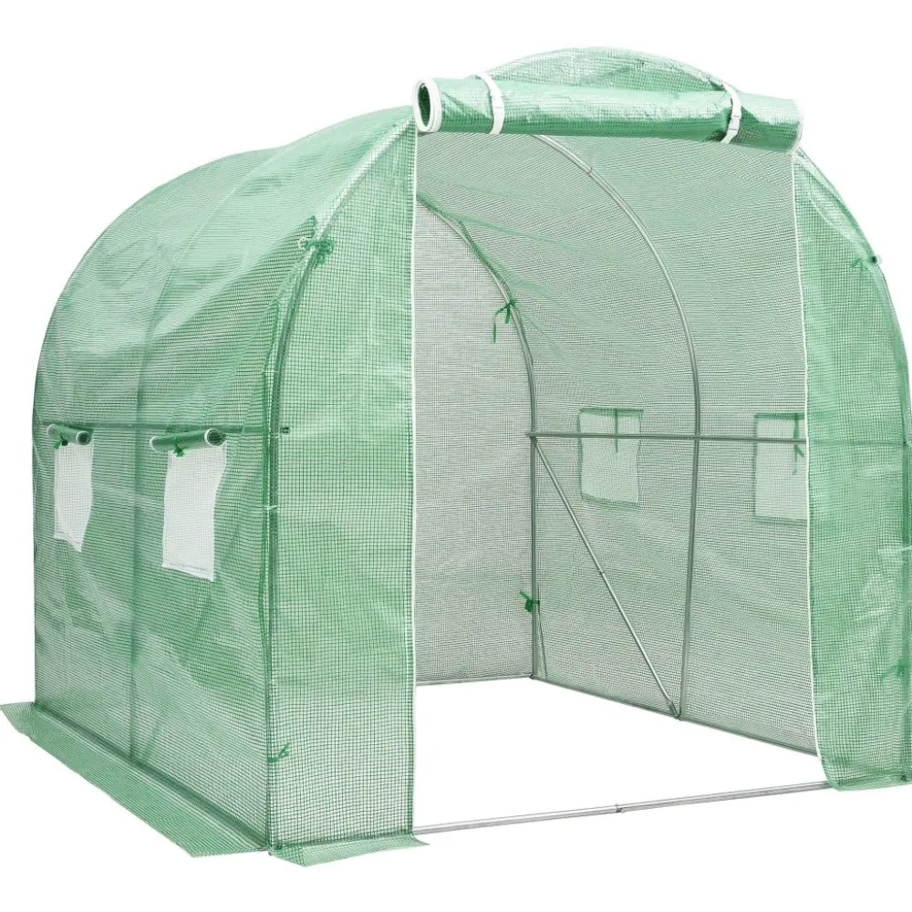Kasvihuone 4m² 2x2x2 m*FinePRICE Online