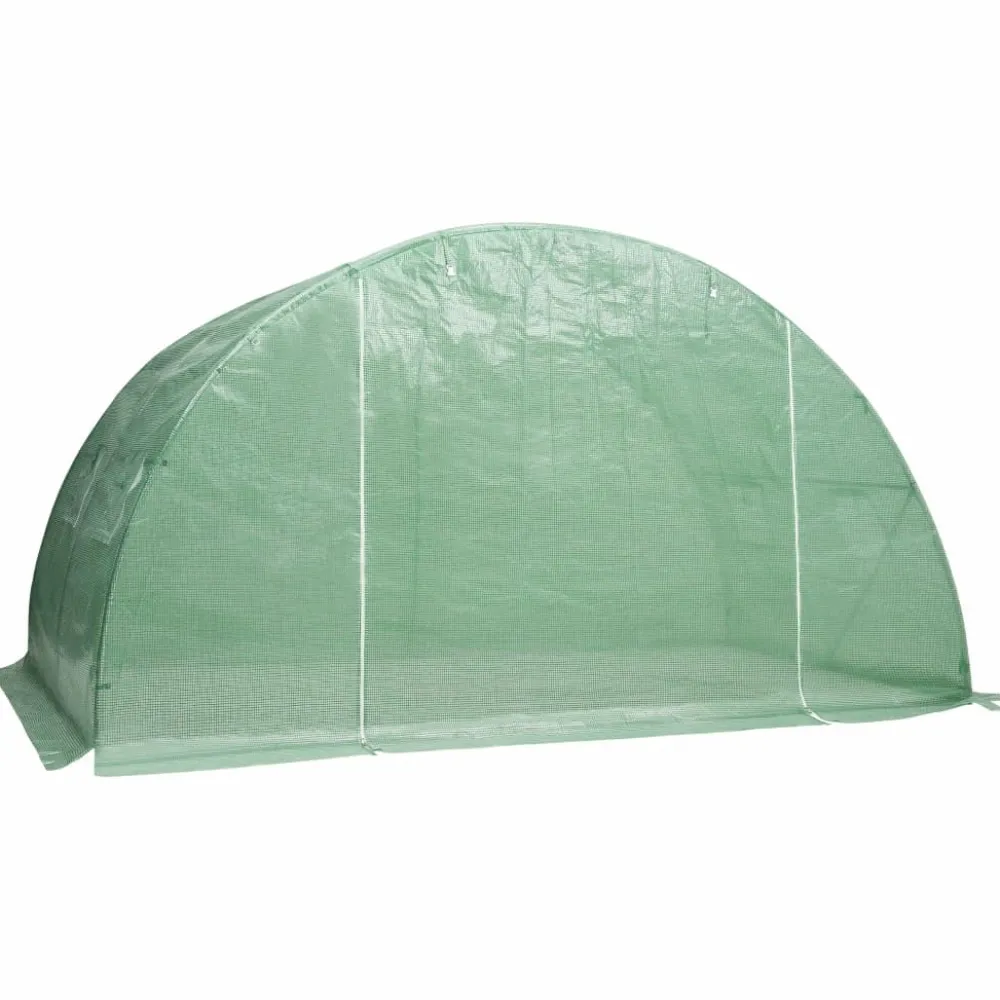 Discount Kasvihuone 8m² 2x4x2 m Kasvihuoneet Muovilla