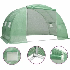 Discount Kasvihuone 8m² 2x4x2 m Kasvihuoneet Muovilla