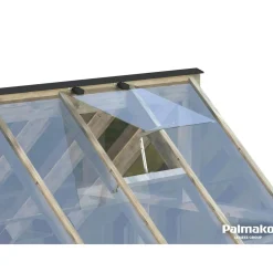 Kasvihuone Emilia 13,8 m² turvalasi puurunko*Palmako Discount
