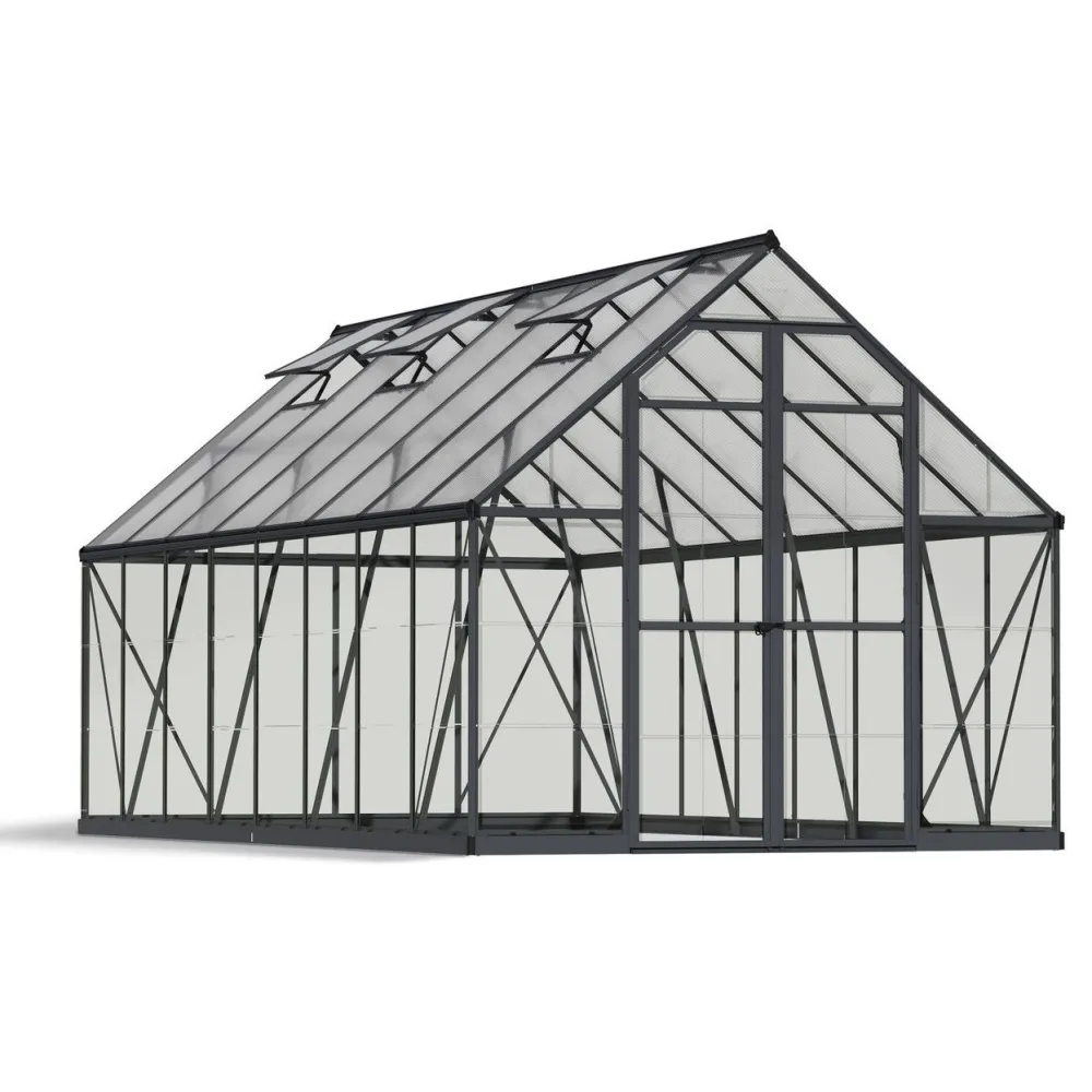 Kasvihuone Balance, 11.9m², 8x16ft, eri värejä*Palram-Canopia Best