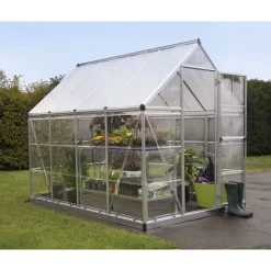 Kasvihuone Hybrid 4,6 m² 6x8 ft hopea*Palram-Canopia Sale