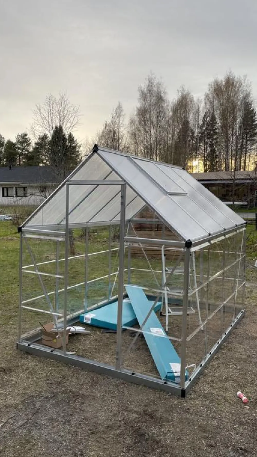Kasvihuone Hybrid 4,6 m² 6x8 ft hopea*Palram-Canopia Sale