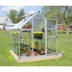 Kasvihuone Hybrid 4,6 m² 6x8 ft hopea*Palram-Canopia Sale