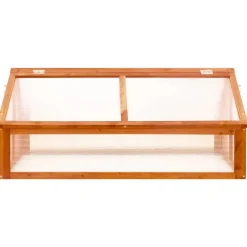 Kasvihuone ruskea 114x80x50 cm kuusi (16415)*FinePRICE Best
