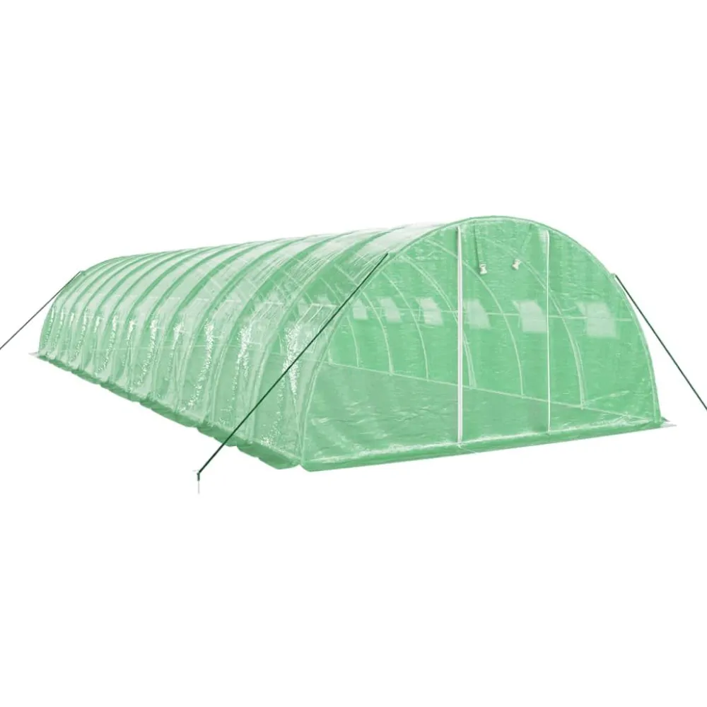 Kasvihuone teräsrungolla, eri kokoja ja värejä (29940)*FinePRICE Clearance