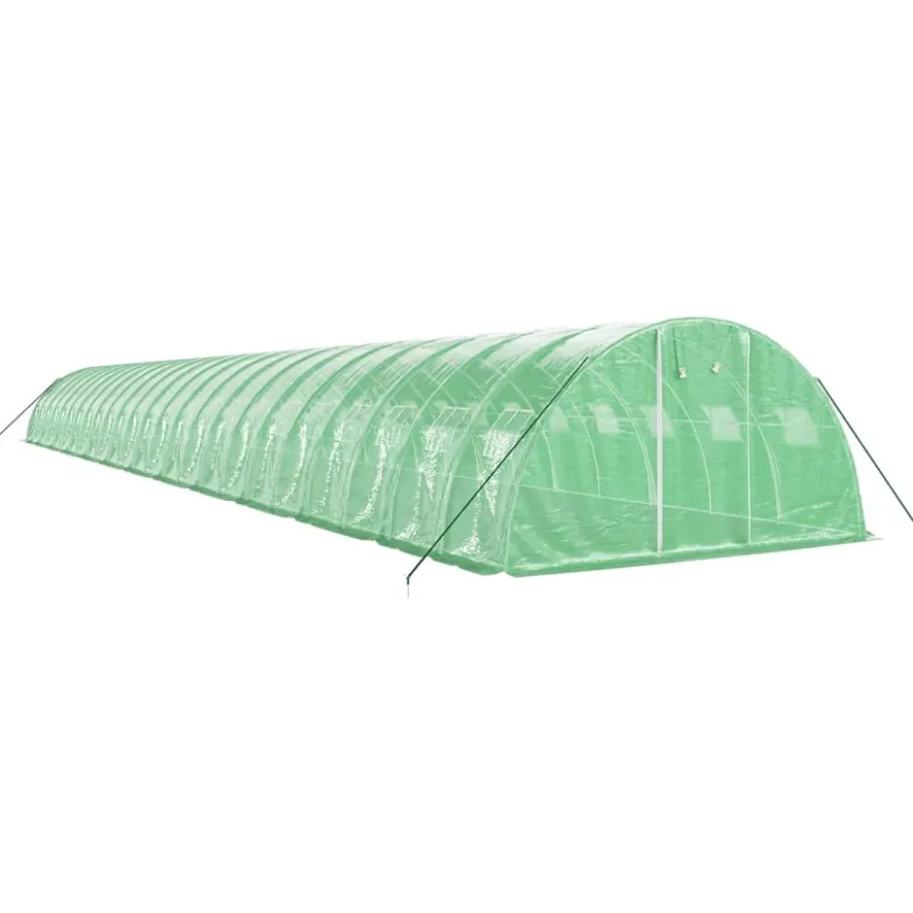 Kasvihuone teräsrungolla, eri kokoja ja värejä (29940)*FinePRICE Clearance