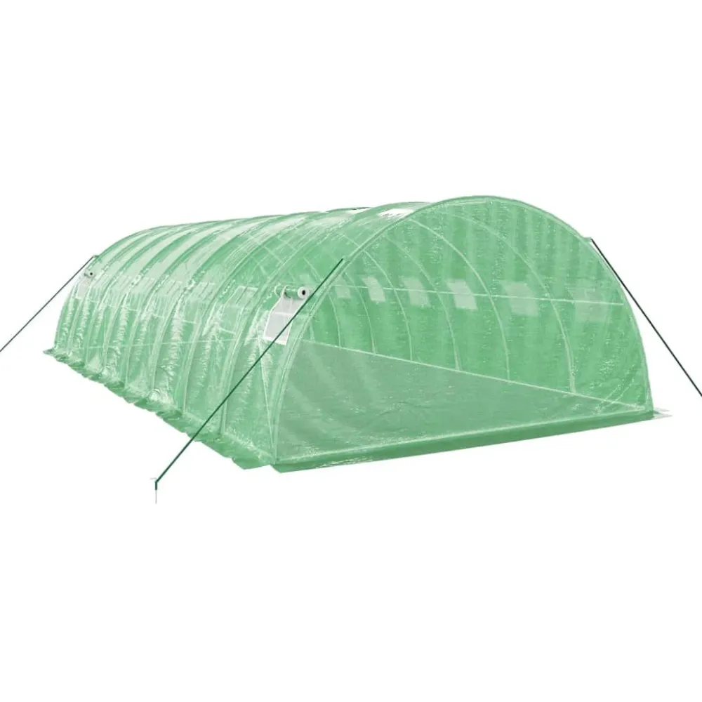 Kasvihuone teräsrungolla, eri kokoja ja värejä (29940)*FinePRICE Clearance