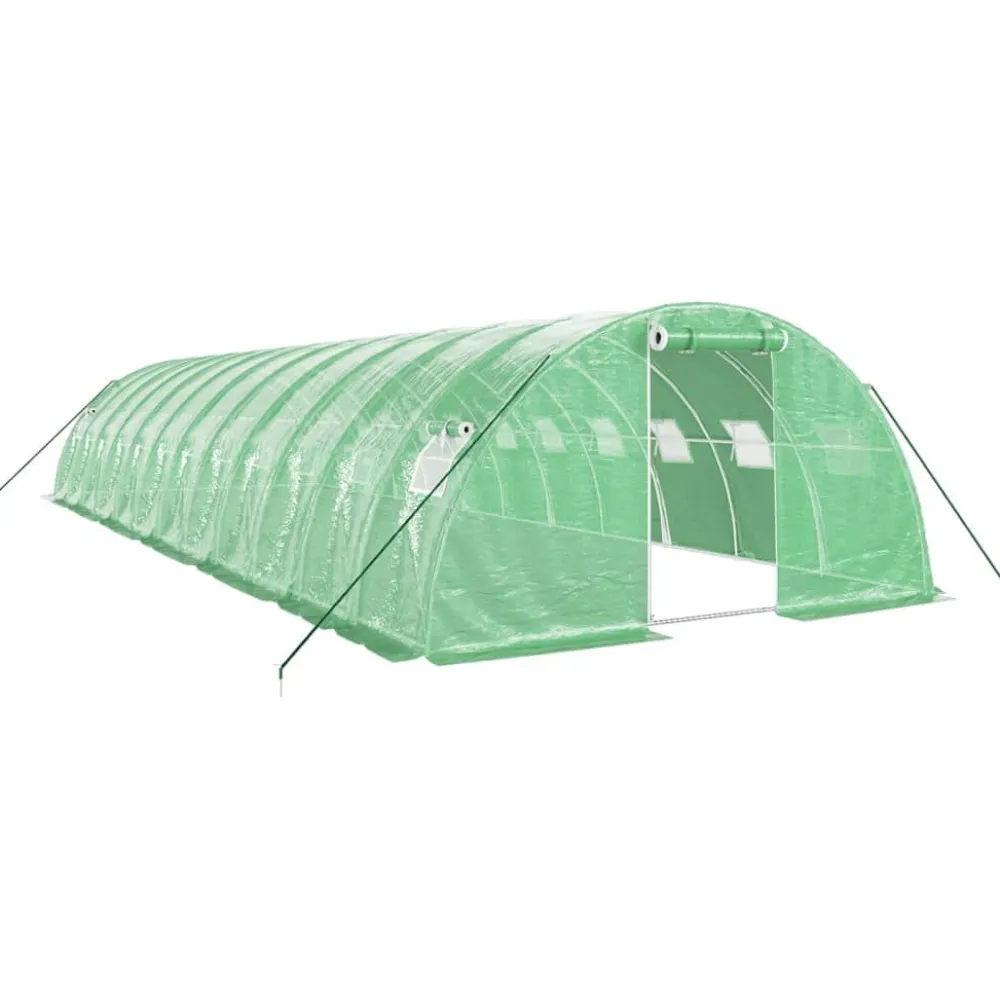 Kasvihuone teräsrungolla, eri kokoja ja värejä (29940)*FinePRICE Clearance