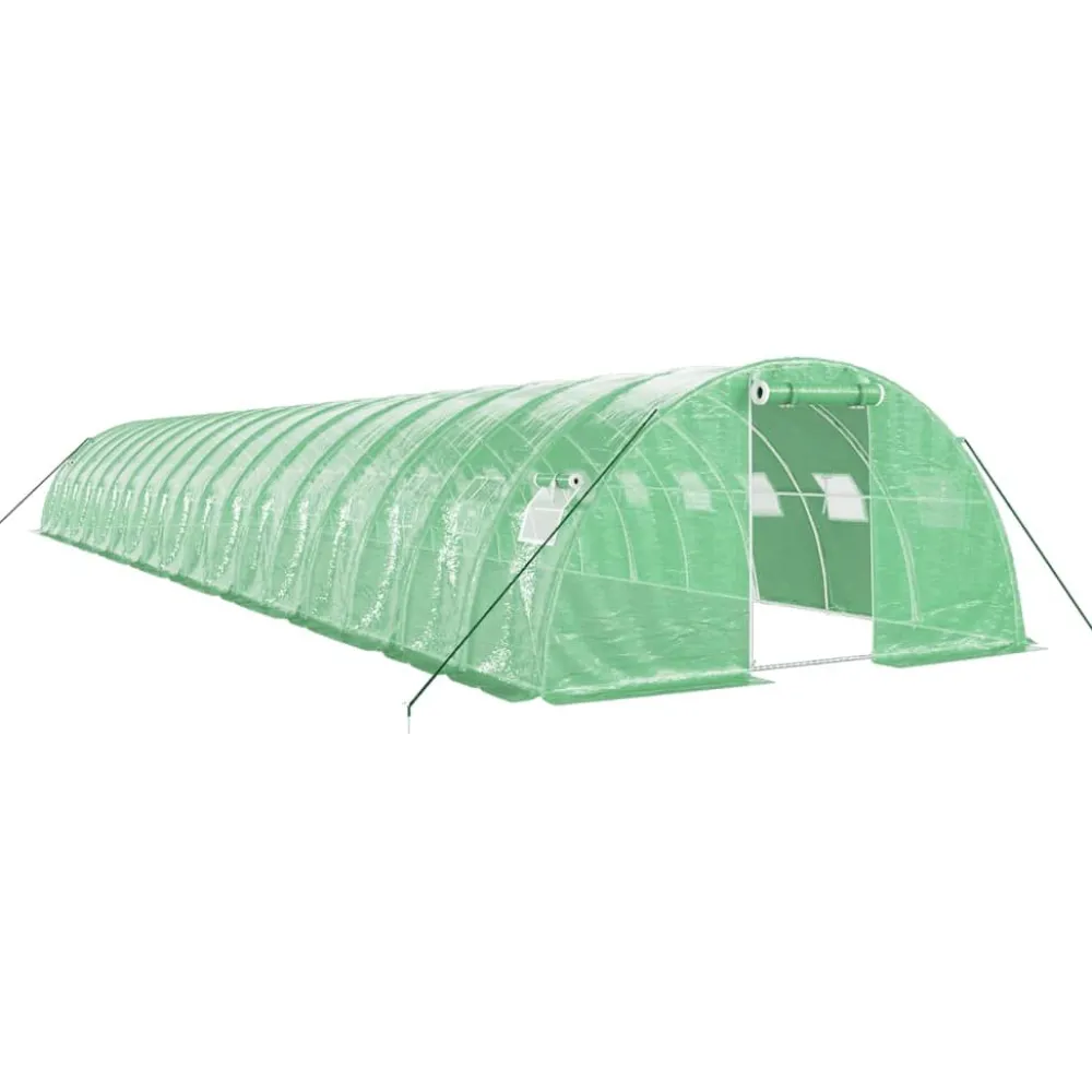 Kasvihuone teräsrungolla, eri kokoja ja värejä (29940)*FinePRICE Clearance